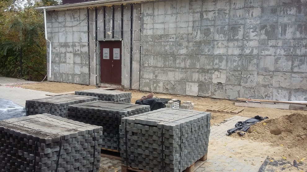 Фасад из керамогранита