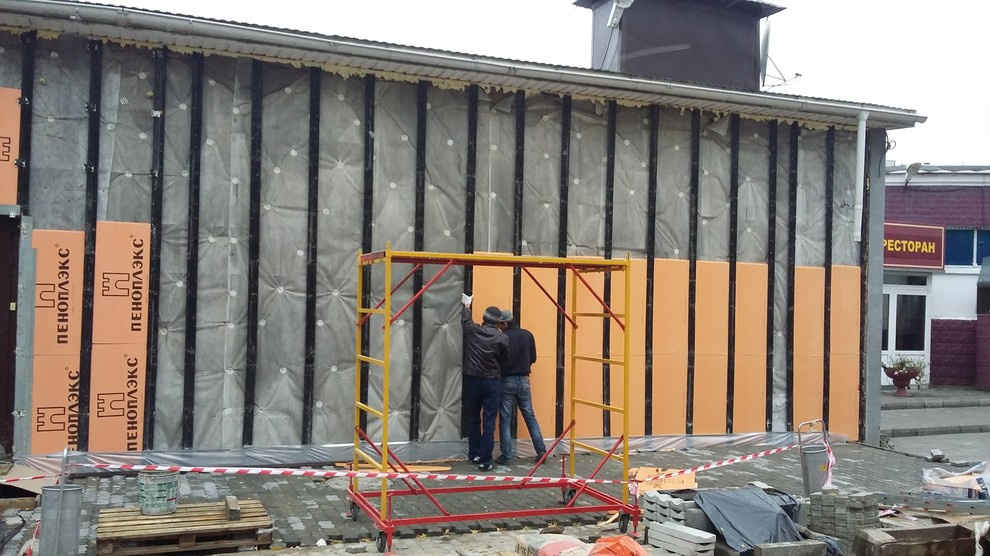 Фасад из керамогранита