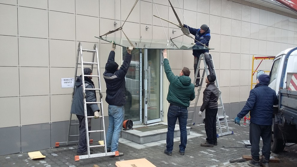 Фасад из керамогранита