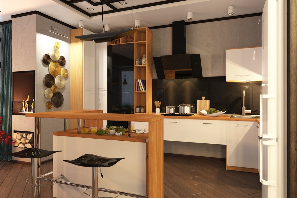 Обложка проекта: Дизайн гостиной, кухни, столовой в г.Воткинске