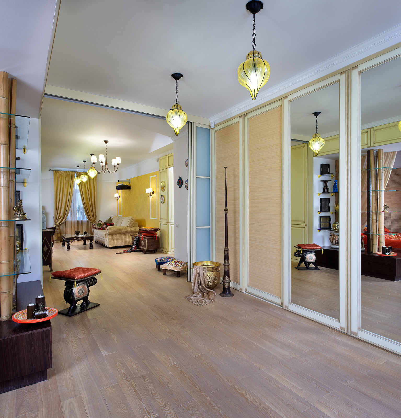 Квартира с колоритом Индии