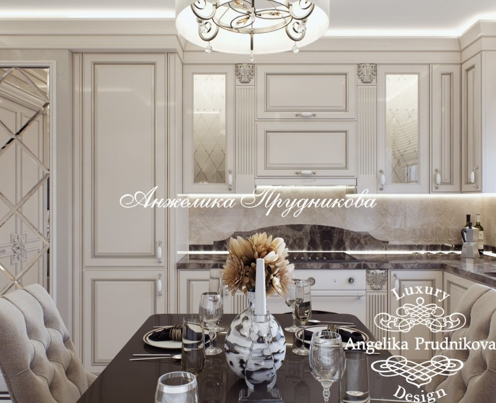 Дизайн-проект интерьера квартиры в стиле английской классики