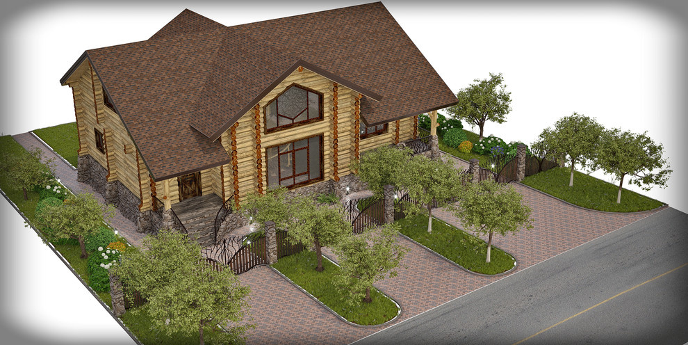 Обложка проекта: Дом из карельской сосны