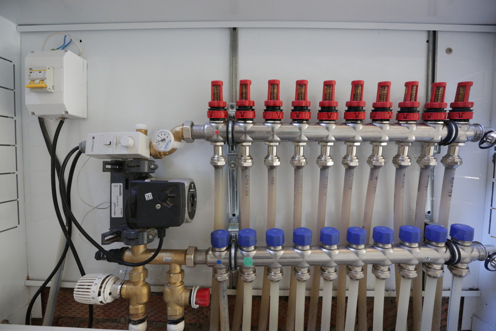 Газовое отопление в доме 690