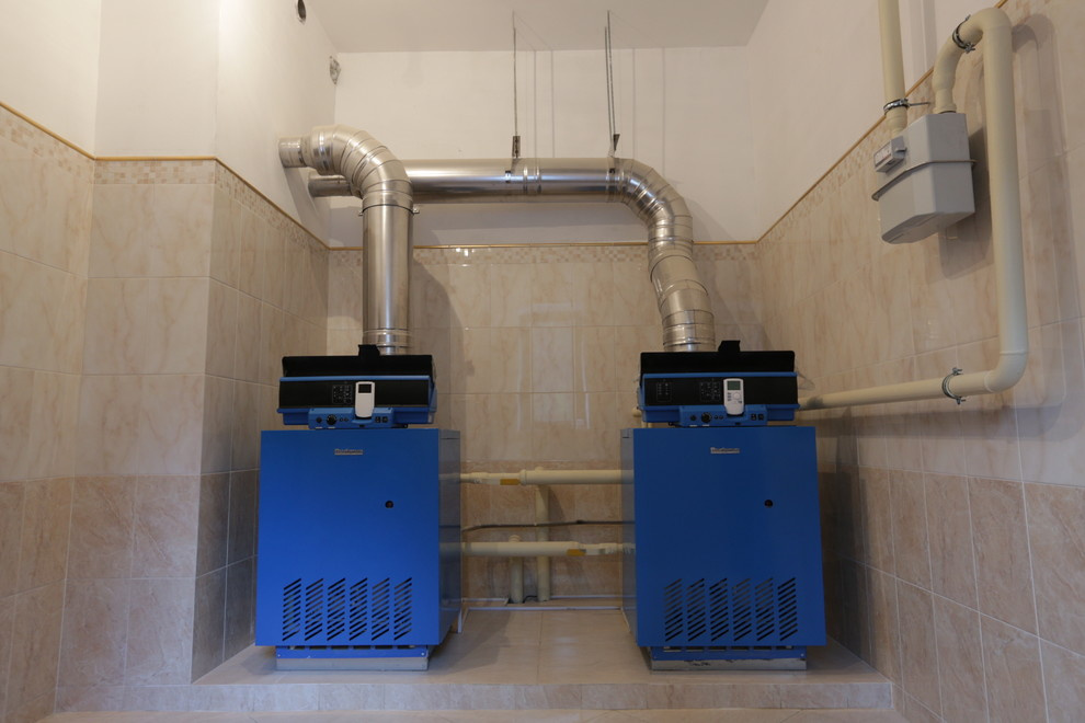 Газовое отопление в доме 690