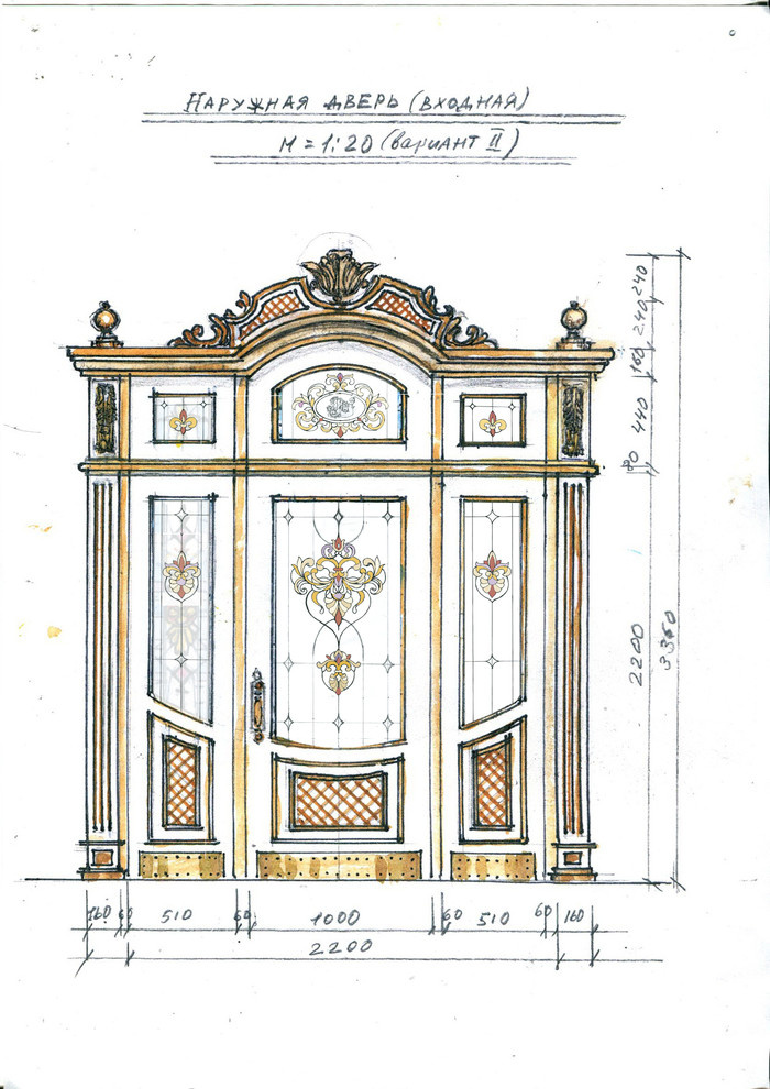 Обложка проекта: дверная группа. входной портал