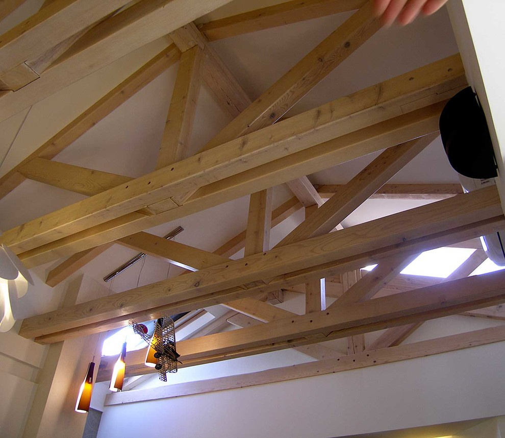 Дом с открытым потолком