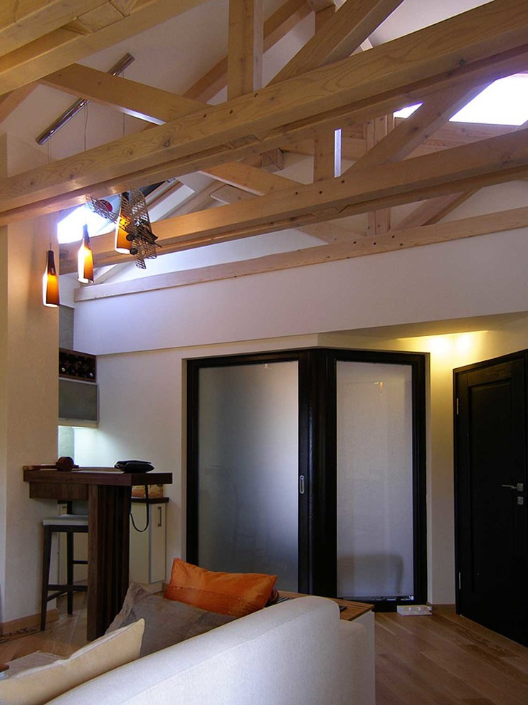 Дом с открытым потолком