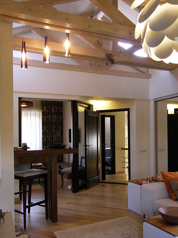 Дом с открытым потолком