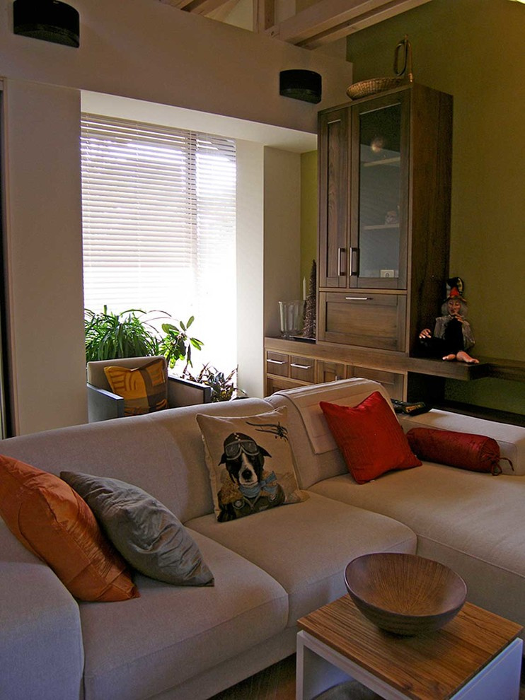 Дом с открытым потолком