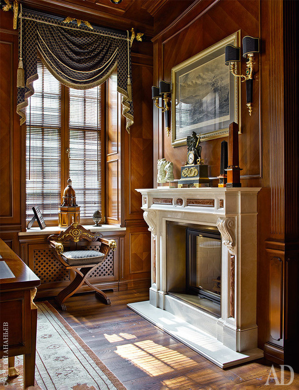 камины из камня и металла