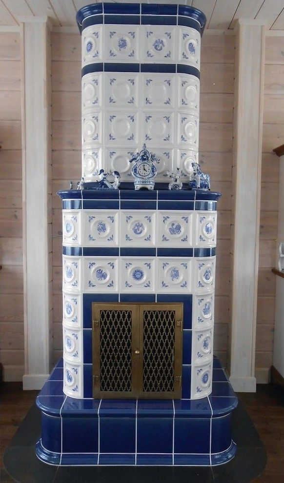 Изразцовые камины и печи