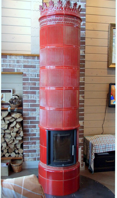 Изразцовые камины и печи