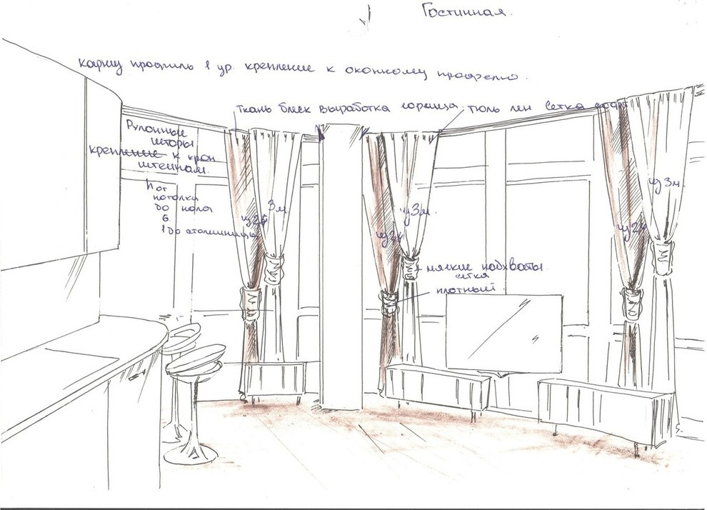 Шторы для гостиной