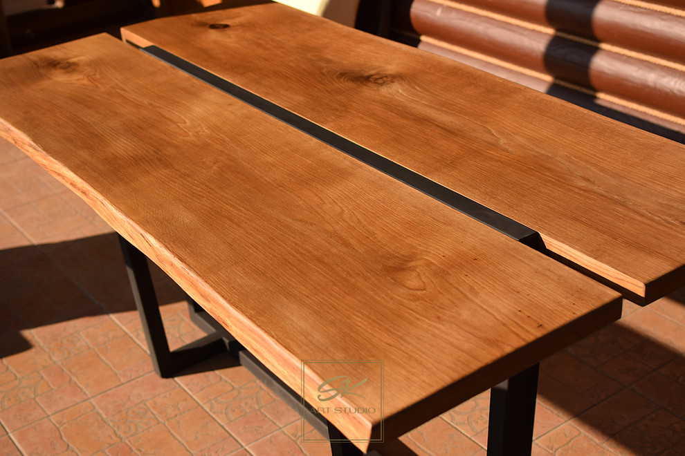 Авторский, обеденный стол «Line» ручной работы от Art Studio S&K