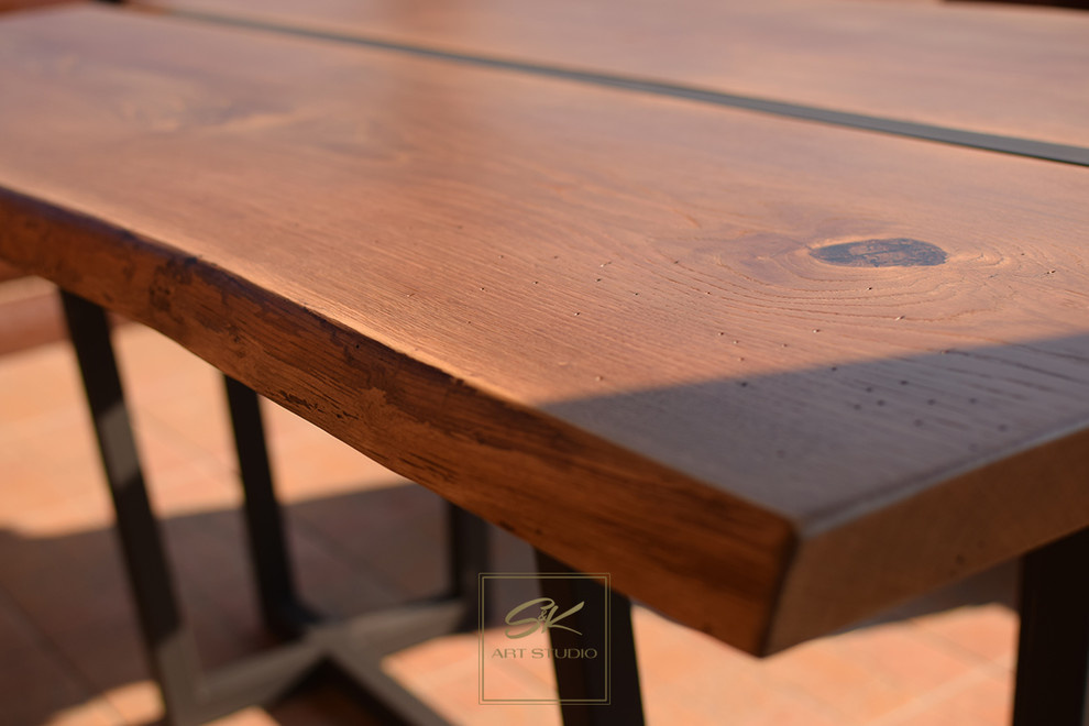 Обложка проекта: Авторский, обеденный стол «Line» ручной работы от Art Studio S&K