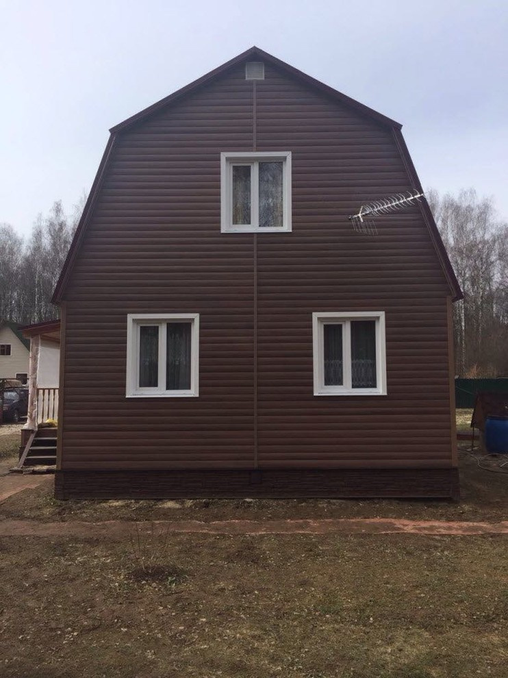 Монтаж сайдинга на фасад и цоколь