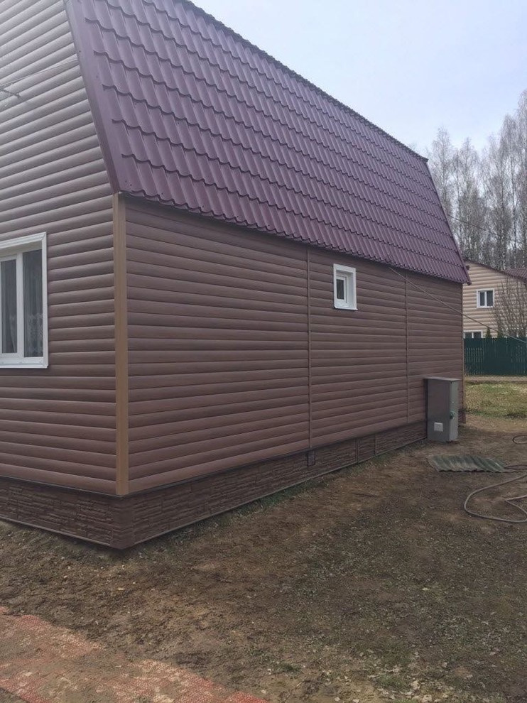 Обложка проекта: Монтаж сайдинга на фасад и цоколь