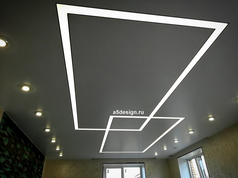 Коттедж с современным дизайном освещения