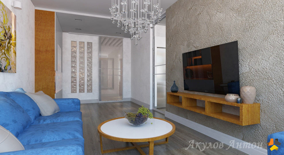 Дизайн-проект интерьера квартиры в ЖК "Триумф" 100 кв.м.