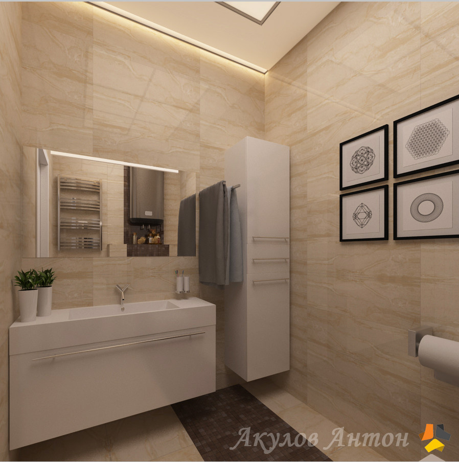 Дизайн-проект интерьера квартиры в ЖК "Триумф" 100 кв.м.