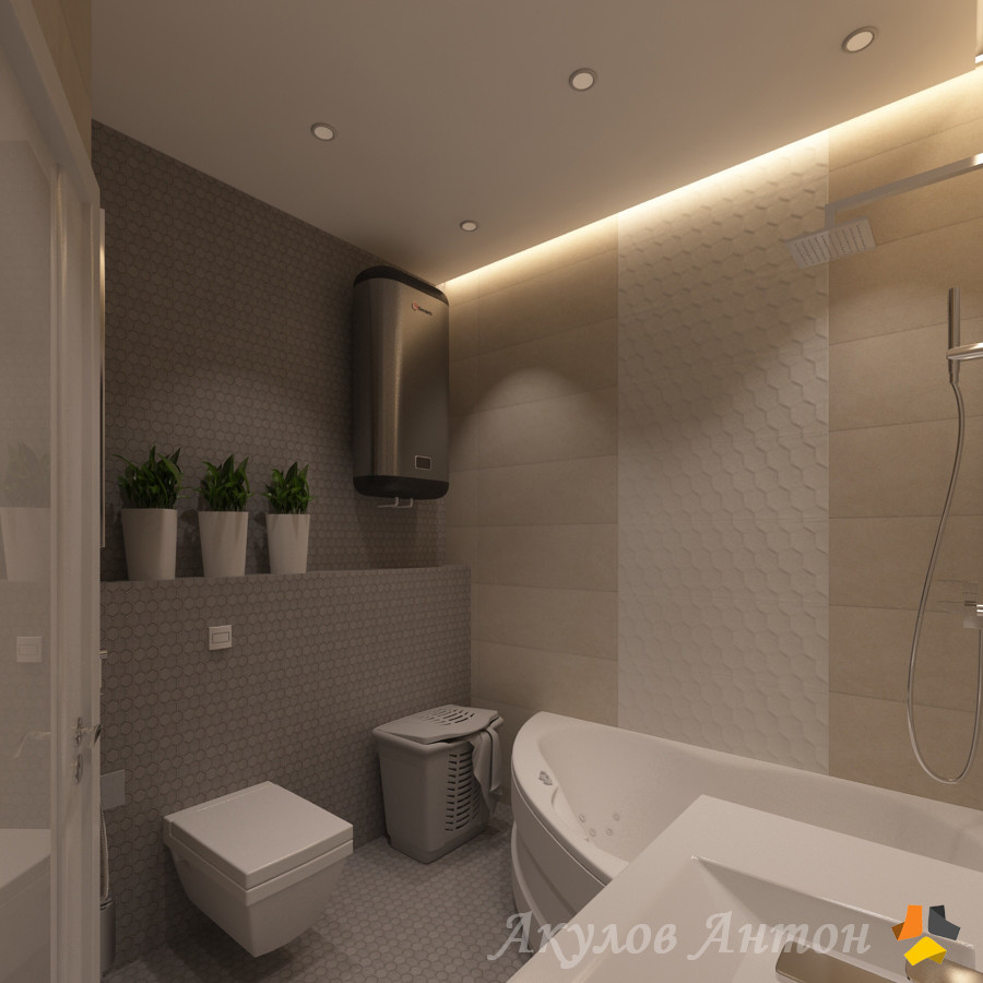 Дизайн-проект интерьера квартиры в ЖК "Триумф" 100 кв.м.