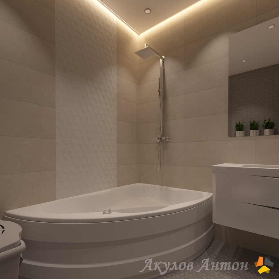 Дизайн-проект интерьера квартиры в ЖК "Триумф" 100 кв.м.