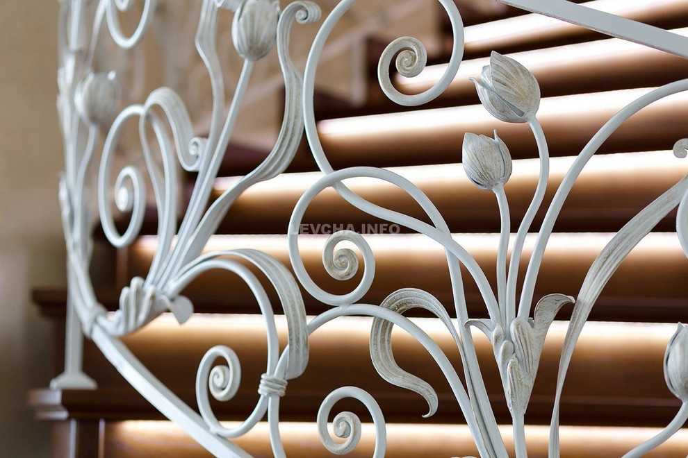 Кованые перила "Райский сад"