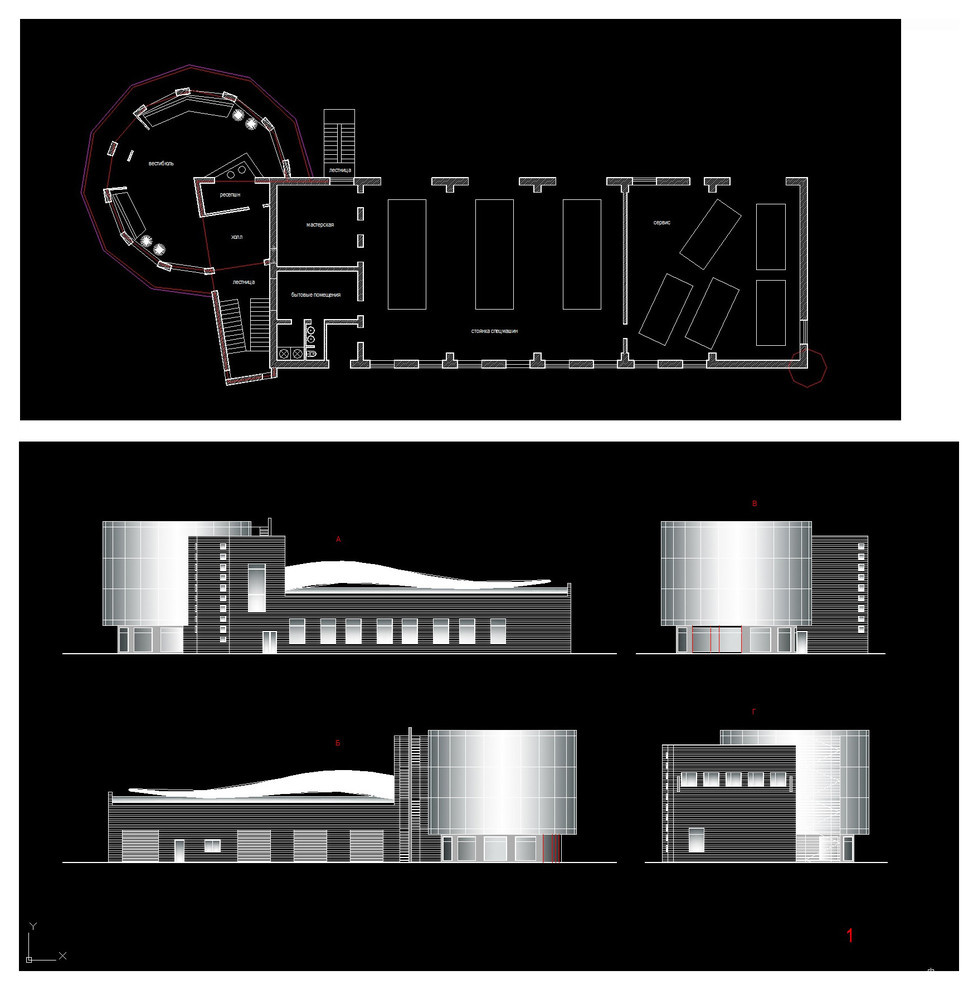 Реконструкция, гараж.