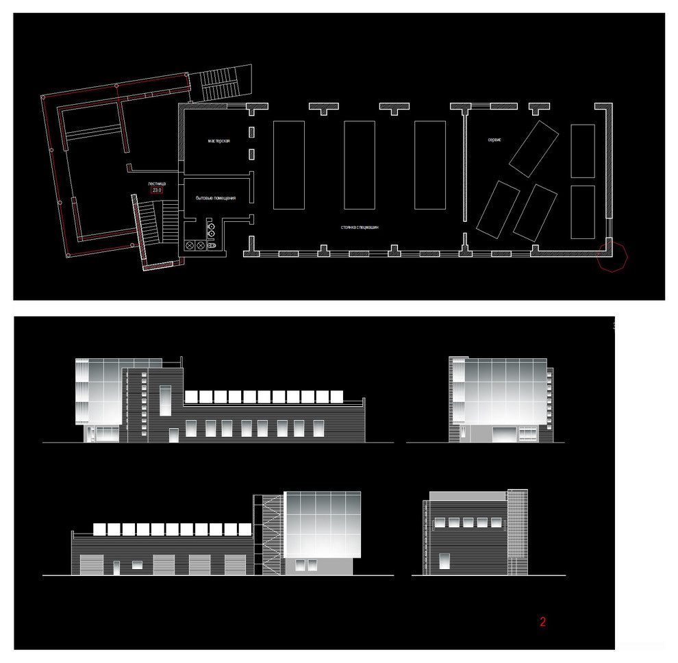 Реконструкция, гараж.