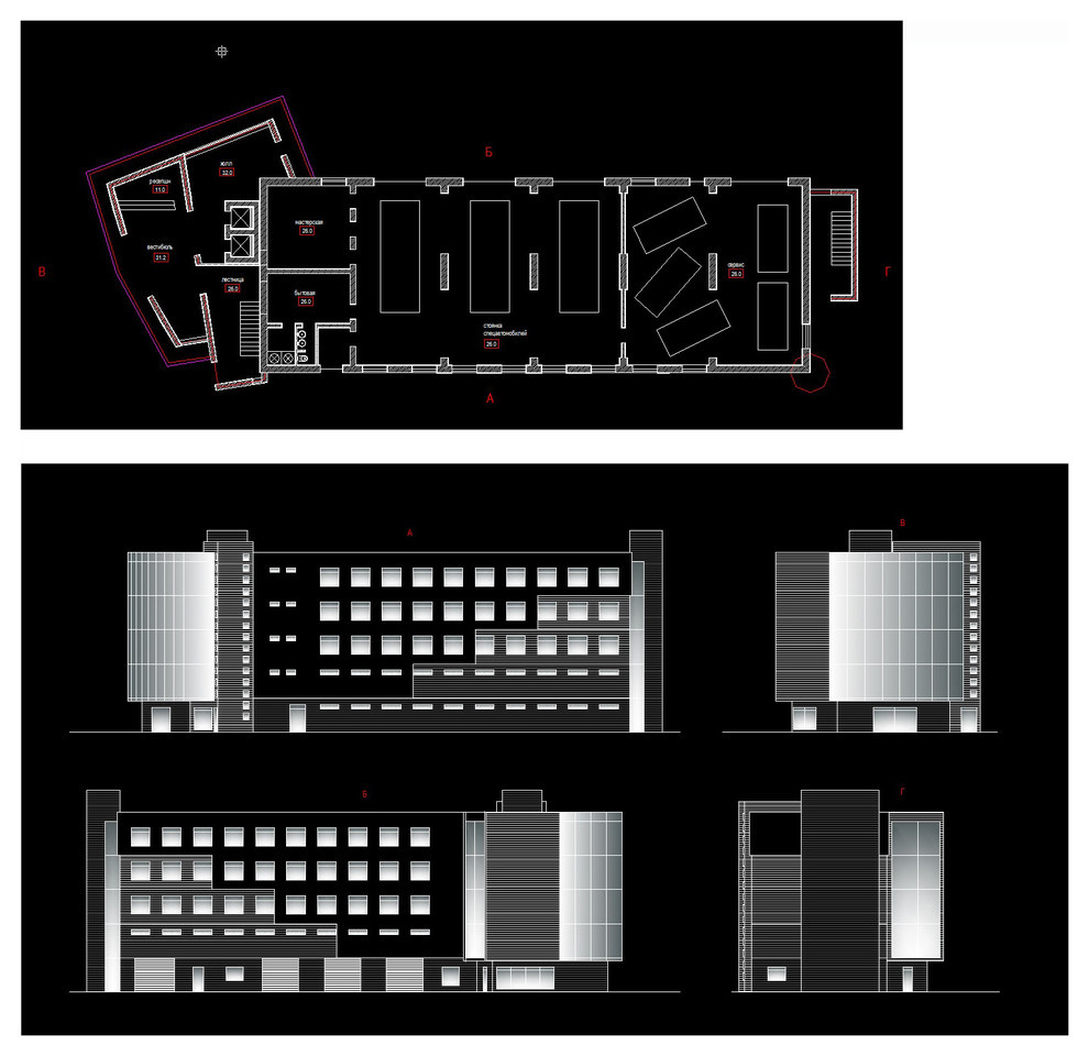Обложка проекта: Реконструкция, гараж.