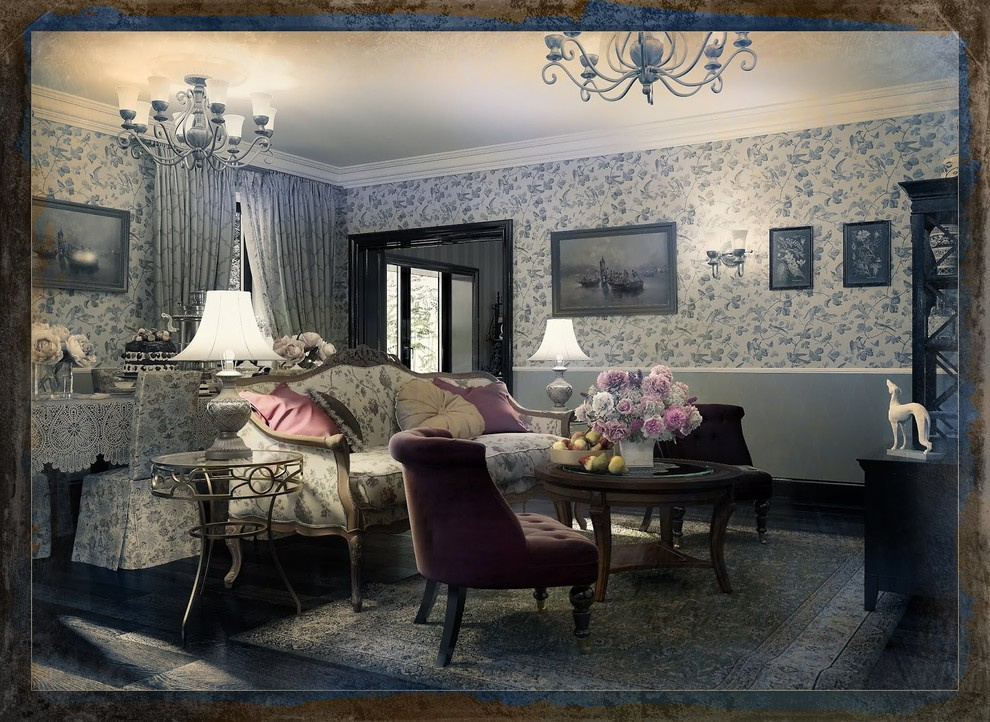 Tatyana's Cottage: interior design and visualizations of mansion in the Russian