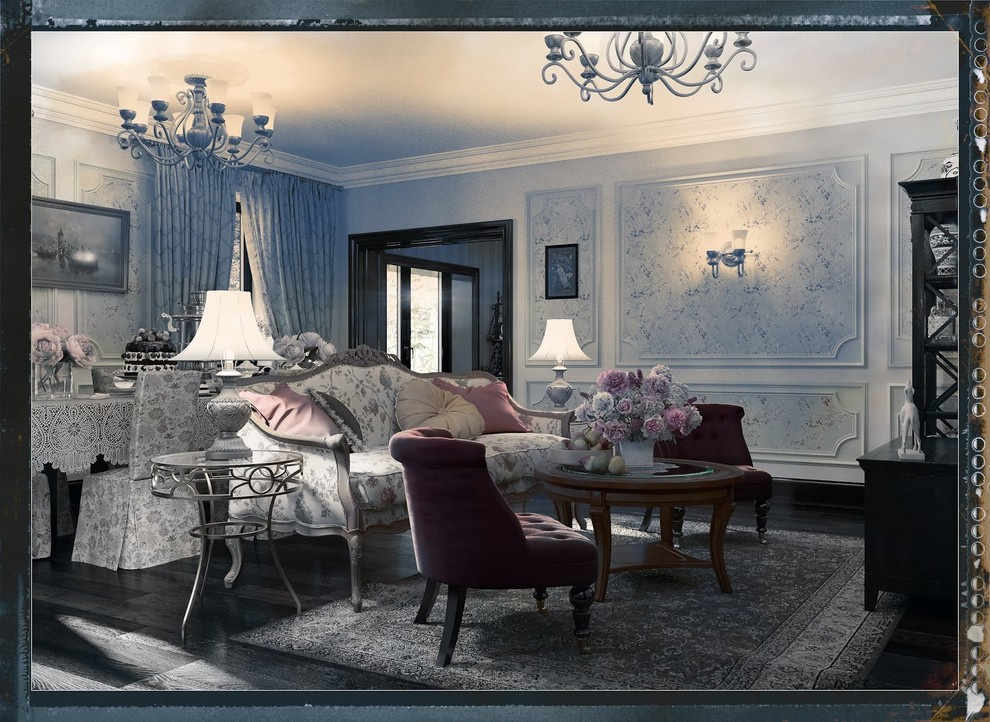 Tatyana's Cottage: interior design and visualizations of mansion in the Russian