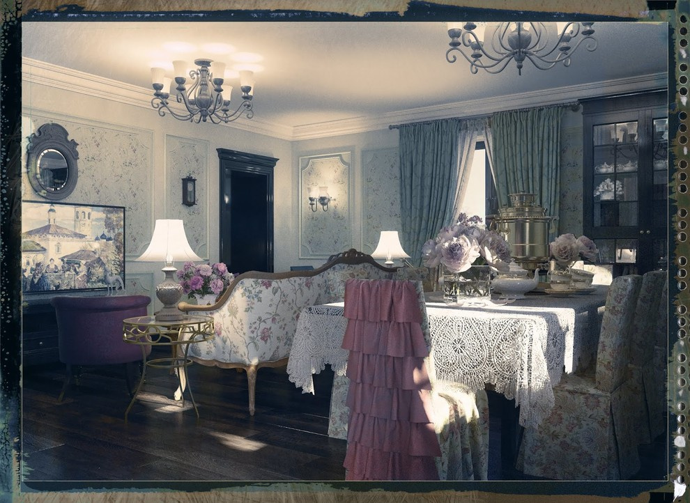 Tatyana's Cottage: interior design and visualizations of mansion in the Russian