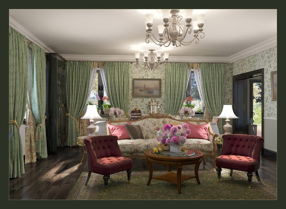 Tatyana's Cottage: interior design and visualizations of mansion in the Russian