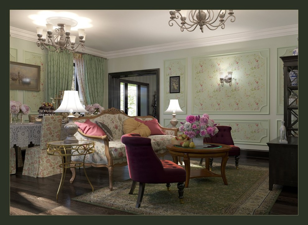 Tatyana's Cottage: interior design and visualizations of mansion in the Russian