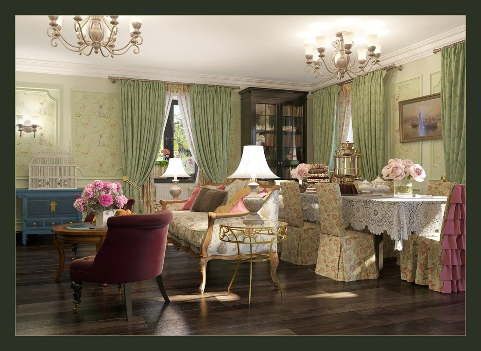 Tatyana's Cottage: interior design and visualizations of mansion in the Russian