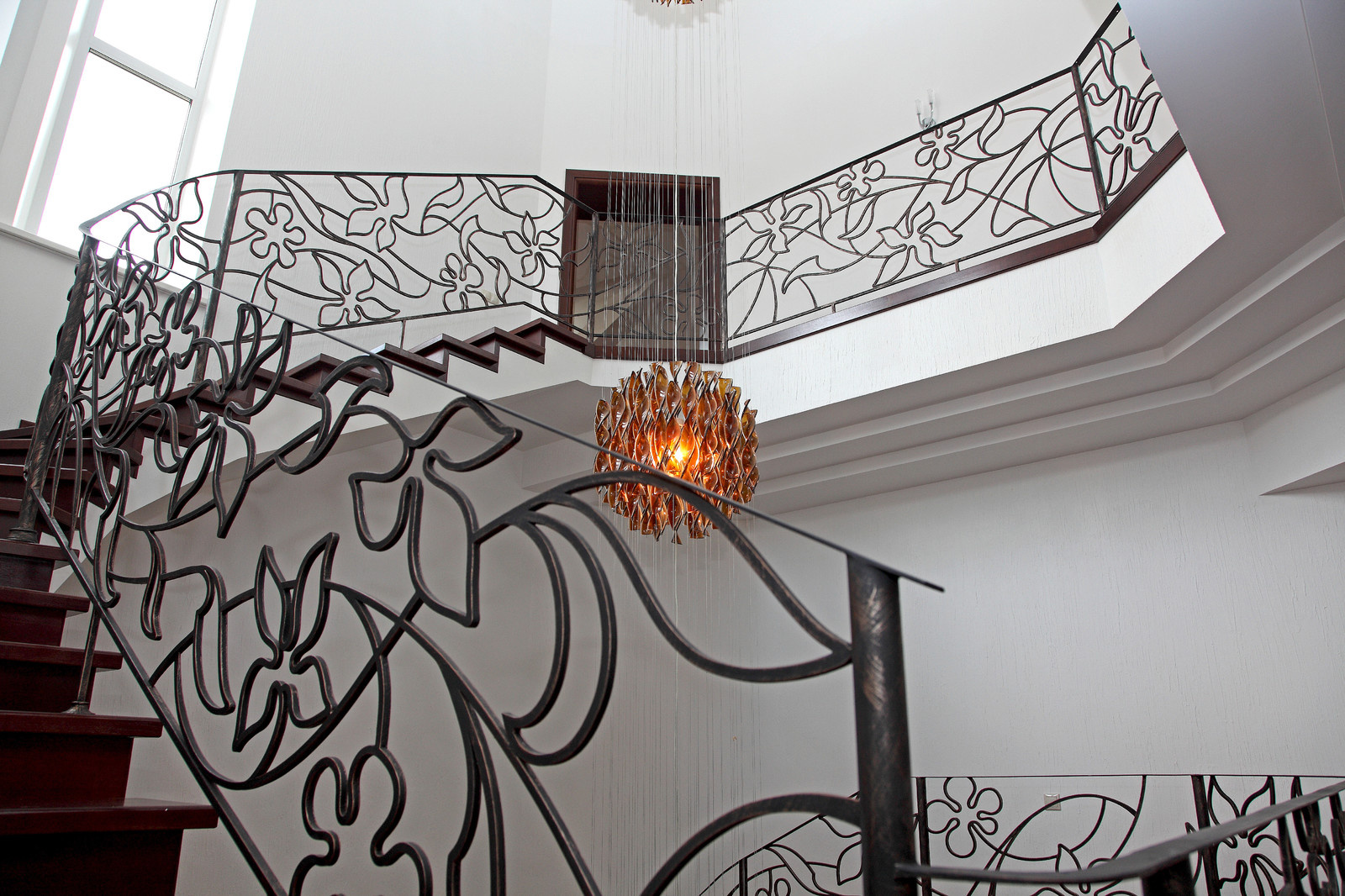 Ограждение лестницы в стиле ар деко