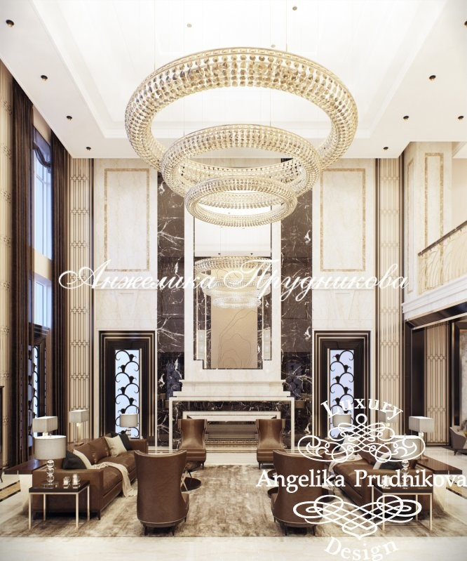 Дизайн-проект интерьера дома в резиденции Agalarov Estate