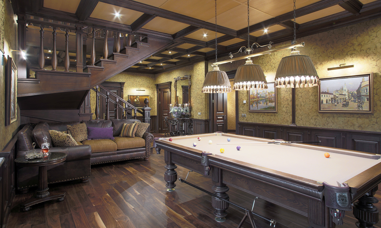 Английский стиль в интерьере загородного дома