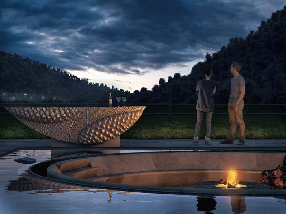 Мебель из бетона. Коллекция "Бор"