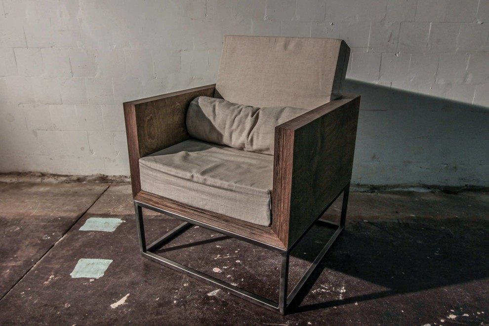 Бежевое кресло "Лофт"