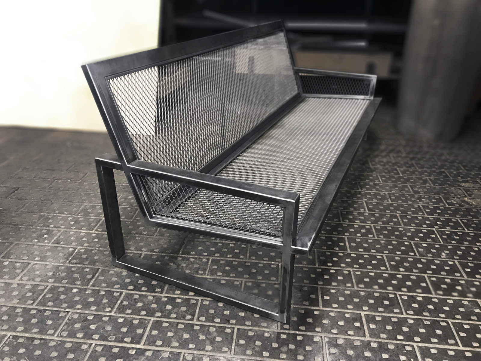 Металический диван "Лофт"