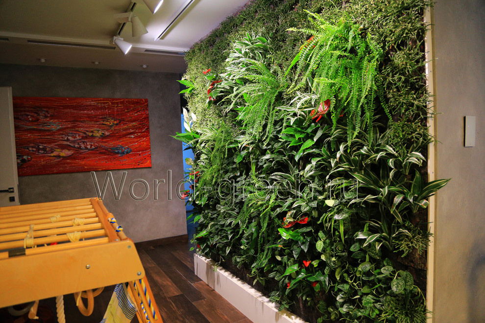 Фитостена в квартире на ул.Есенино