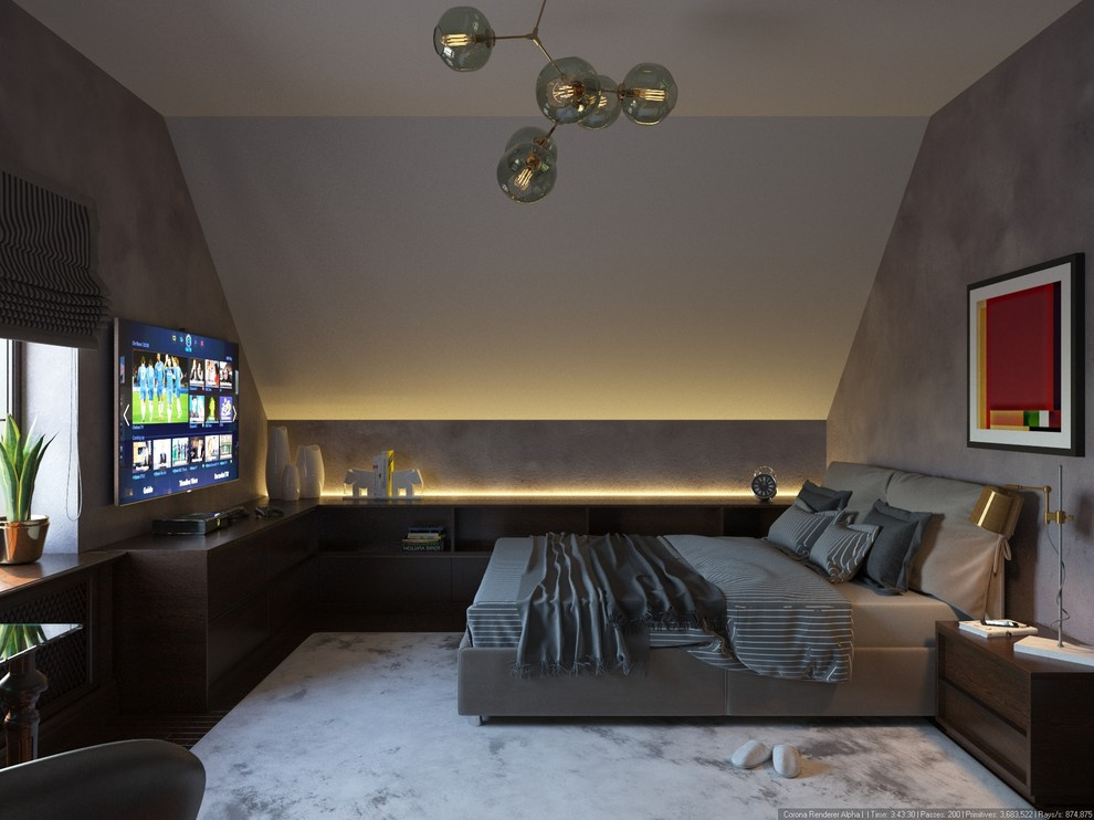 Комната студента в коттедже