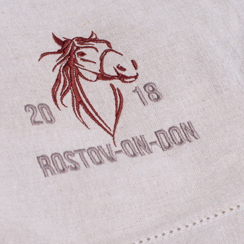 Кухонное полотенце с вышивкой "Лошадь"