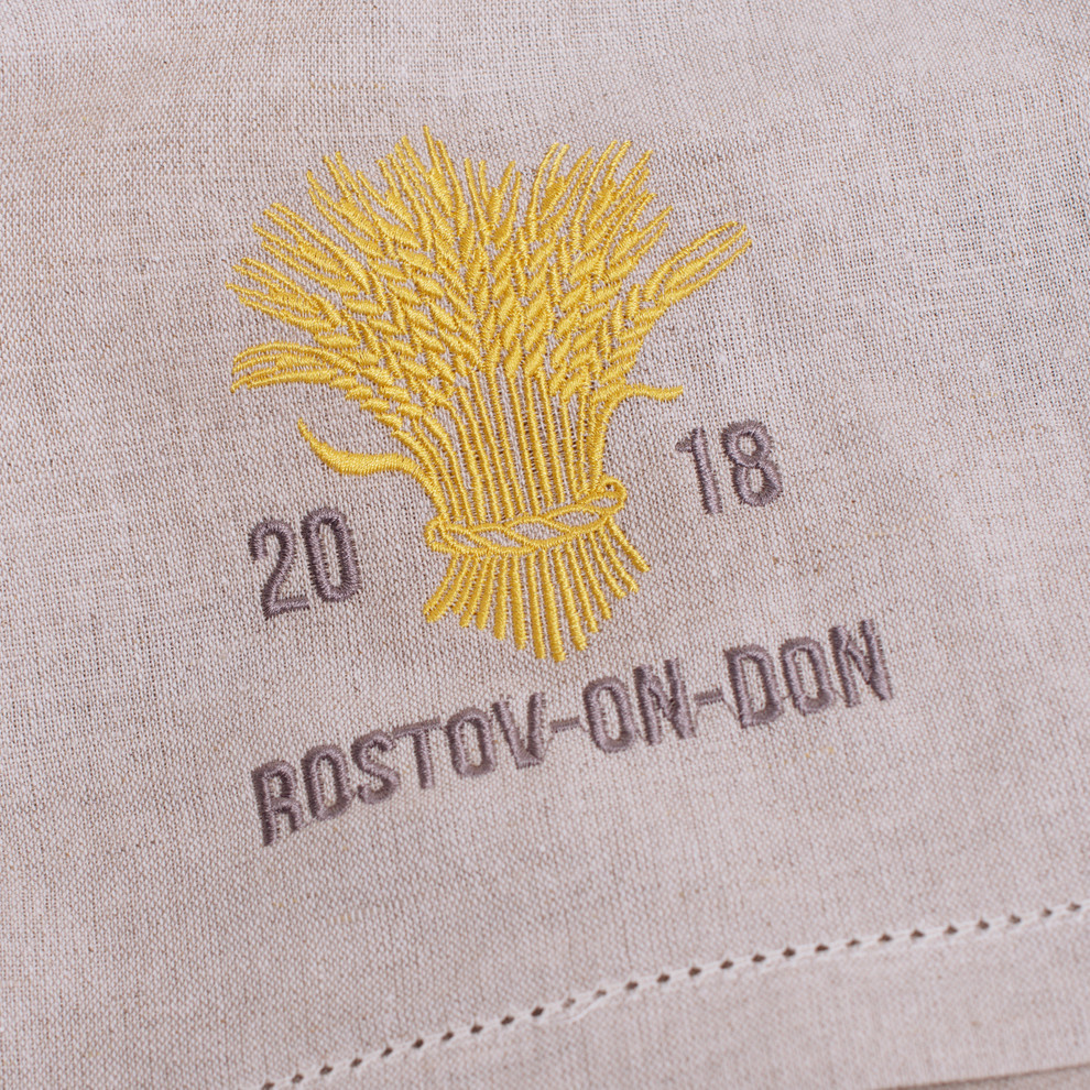 Кухонное полотенце с вышивкой "Колоски"