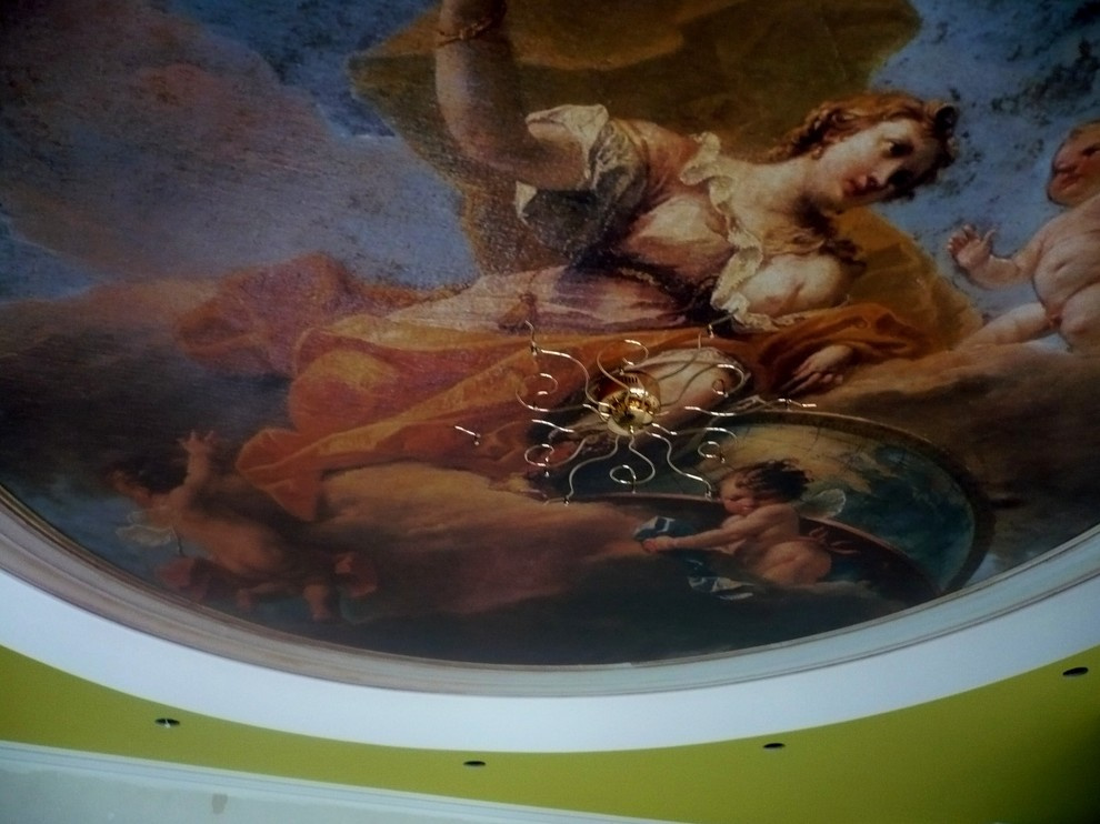 Арт печать на натяжных потолках.