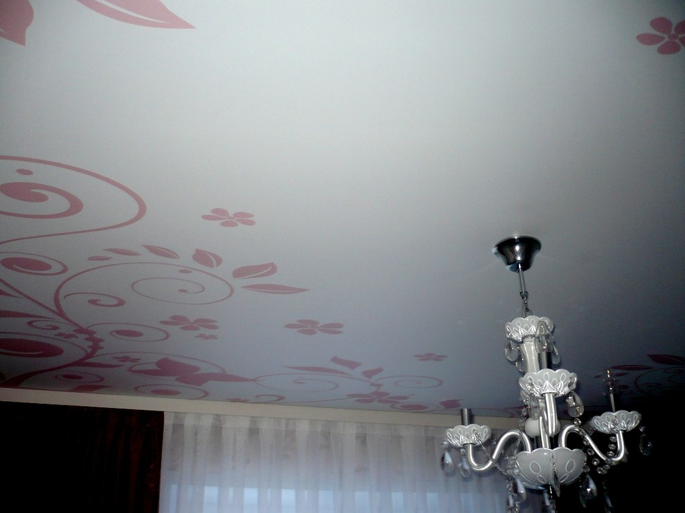 Арт печать на натяжных потолках.