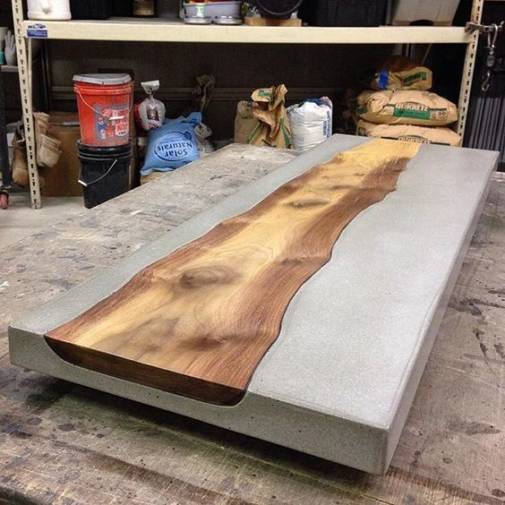 Мебель и предметы декора из бетона